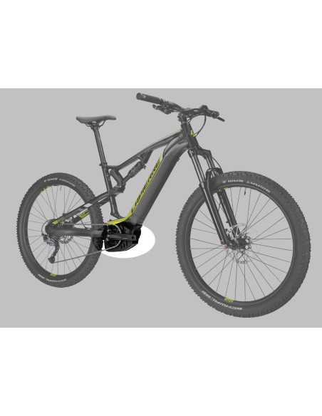 Sabot protection VTT Lapierre Overvolt moteur Yamaha  - 02019Y07