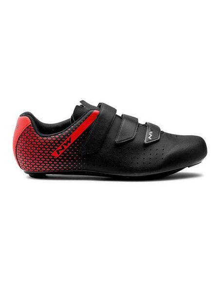 Chaussures vélo de Route Northwave Core 2 Noir/Rouge - 2021