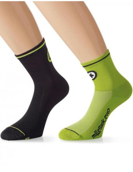 Chaussettes été Assos MilleSock Evo07 - 2 paires