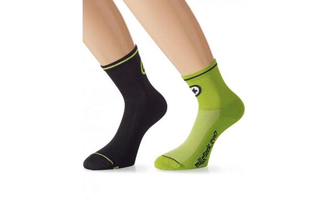 Chaussettes été Assos MilleSock Evo07 - 2 paires
