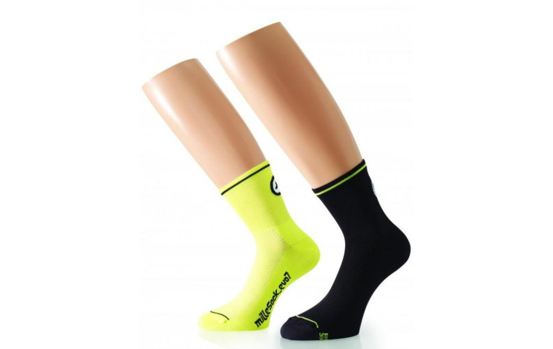 Chaussettes été Assos MilleSock Evo07 - 2 paires