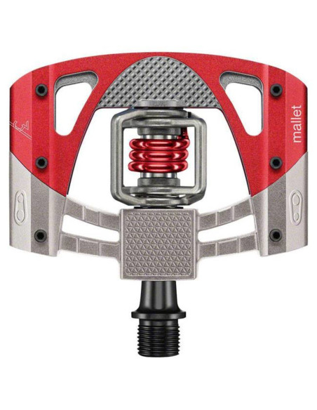 Pédales Crankbrothers Mallet 3 Gris/Rouge