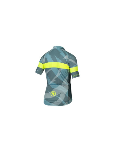 Maillot manches courtes Endura Canimal Edition Limitée Vert Mousse - 2021