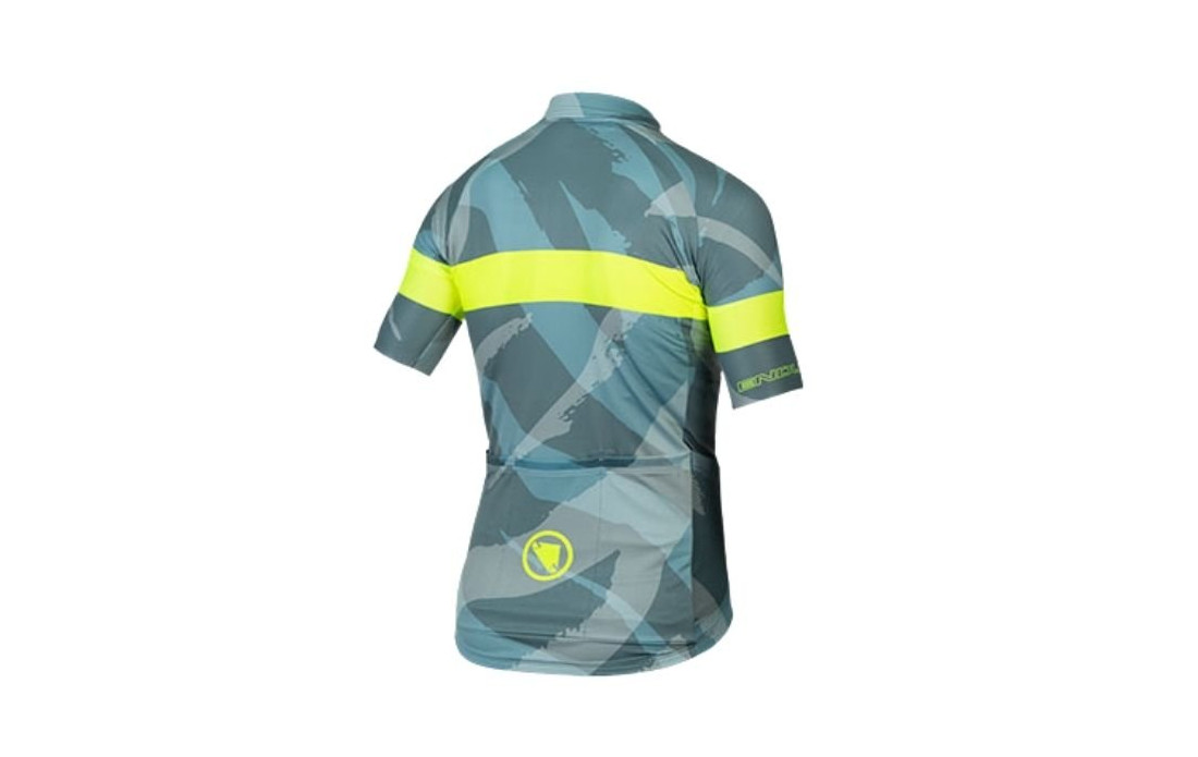 Maillot manches courtes Endura Canimal Edition Limitée Vert Mousse - 2021