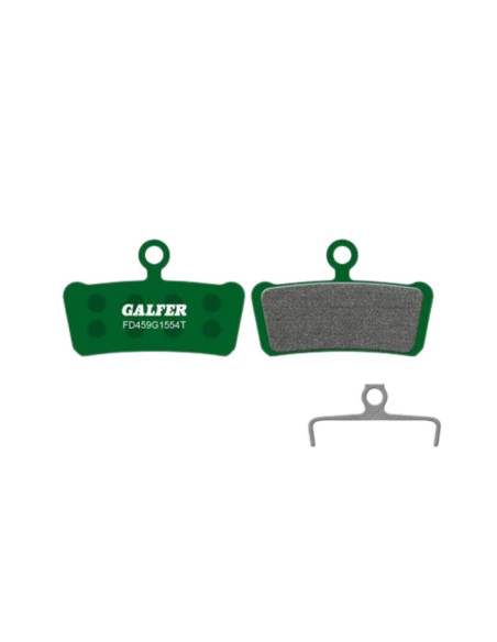Plaquettes de frein Galfer PRO Vert - Compatible AVID X0 Trail, Elixir 7 et 9 Trail/SRAM Guide R, RS, RSC, Ultimate et G2