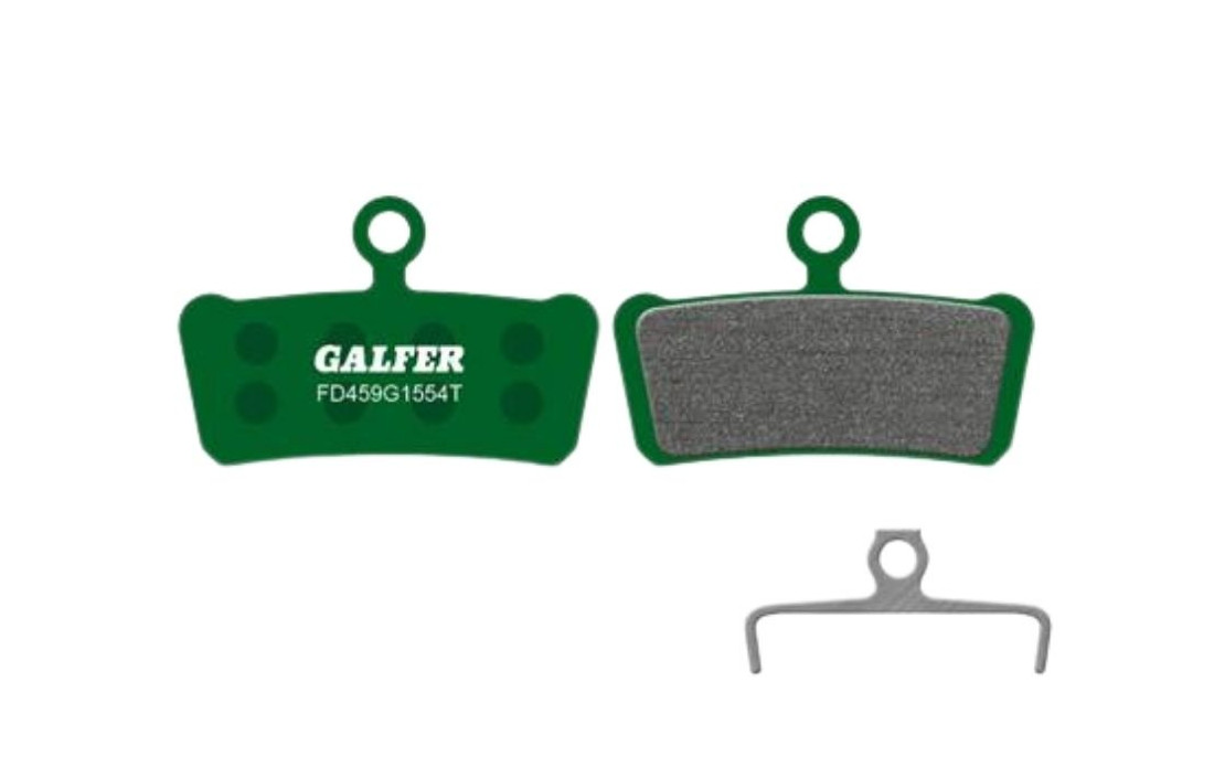 Plaquettes de frein Galfer PRO Vert - Compatible AVID X0 Trail, Elixir 7 et 9 Trail/SRAM Guide R, RS, RSC, Ultimate et G2