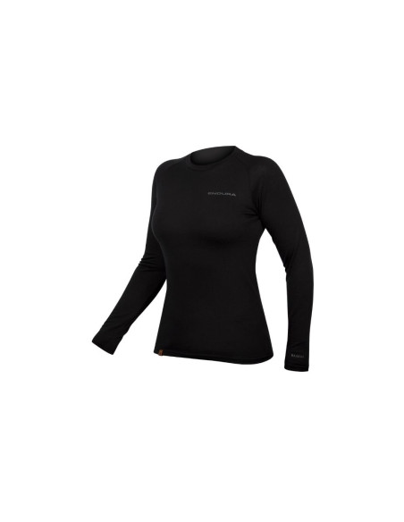Sous-maillot manches longues Femme ENDURA Baabaa Noir - 2021