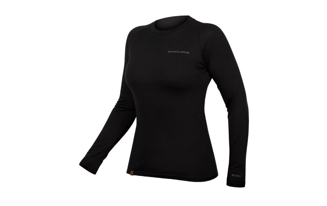 Sous-maillot manches longues Femme ENDURA Baabaa Noir - 2021