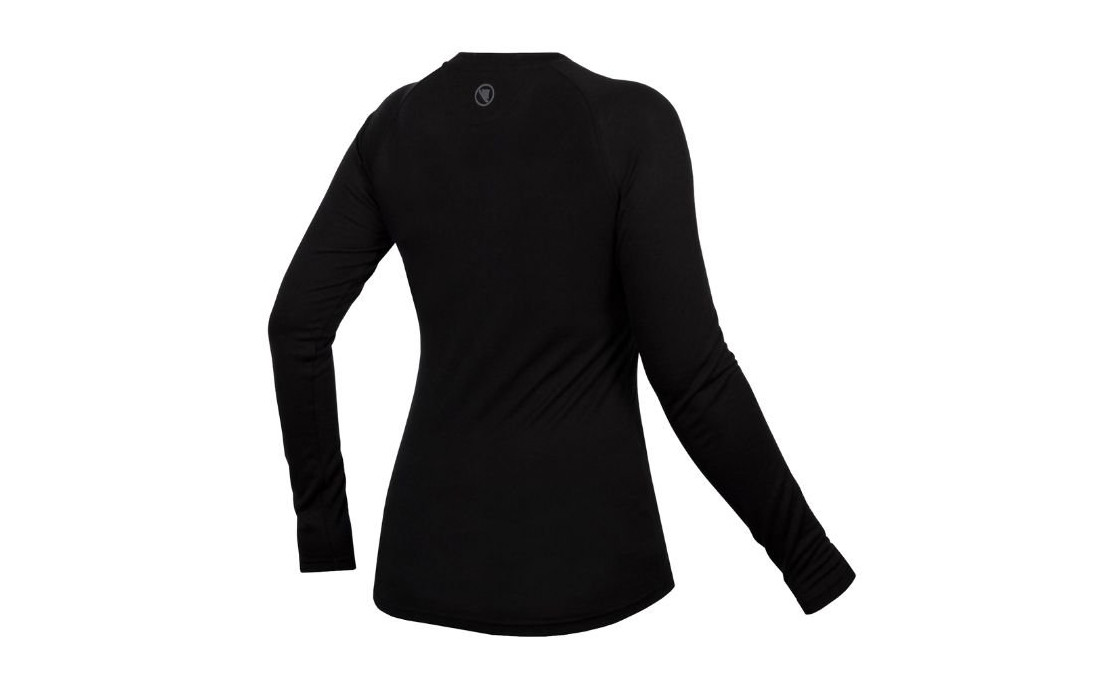 Sous-maillot manches longues Femme ENDURA Baabaa Noir - 2021