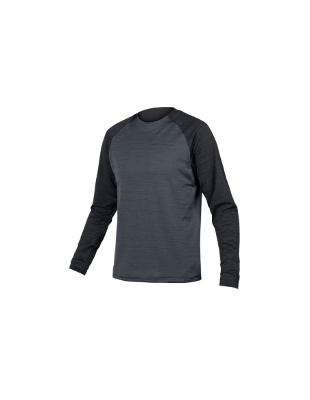 Maillot manches longues ENDURA SingleTrack Polaire Noir - 2021