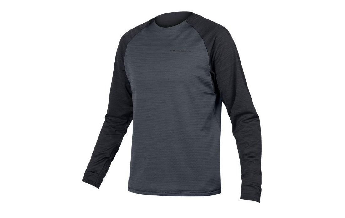 Maillot manches longues ENDURA SingleTrack Polaire Noir - 2021