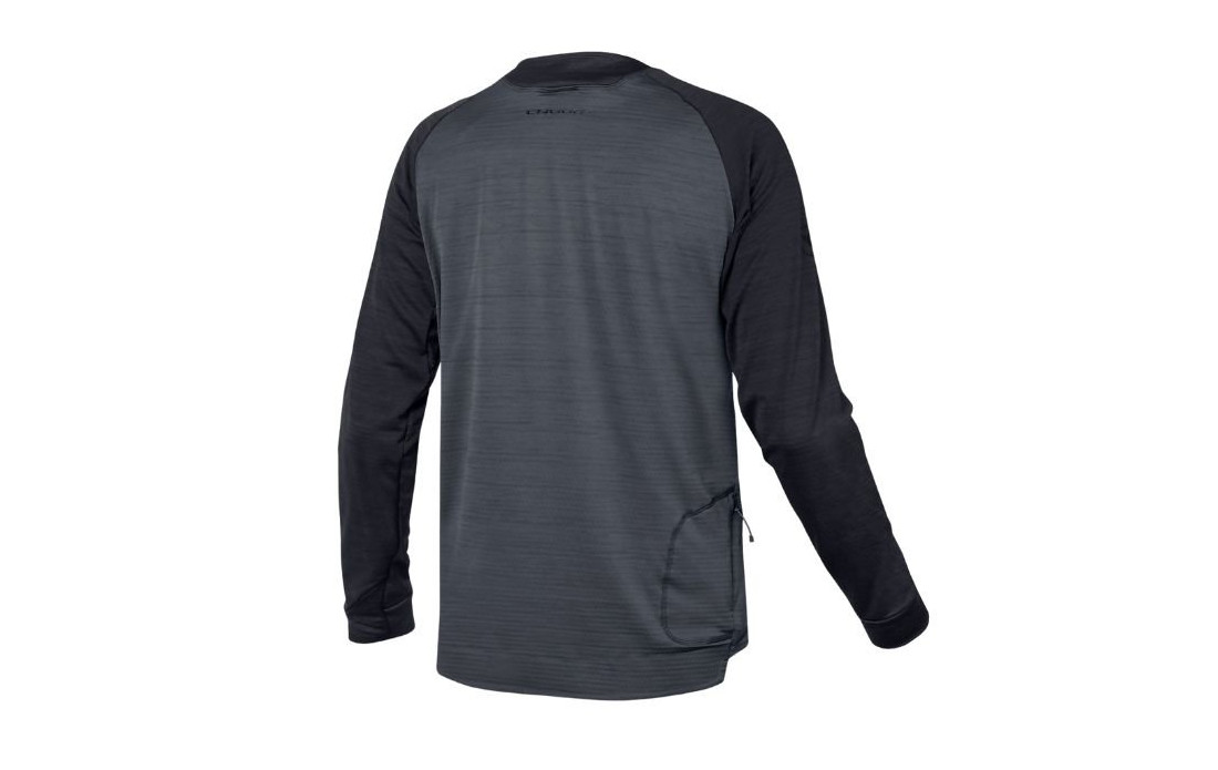 Maillot manches longues ENDURA SingleTrack Polaire Noir - 2021