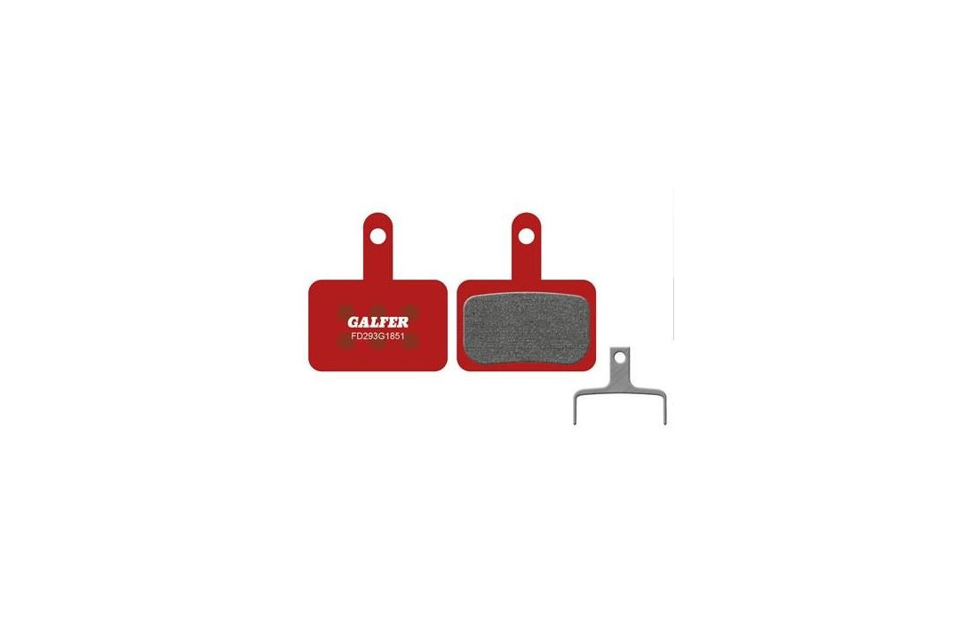 Plaquettes de frein Galfer Rouge Advanced - Compatible Shimano B01S