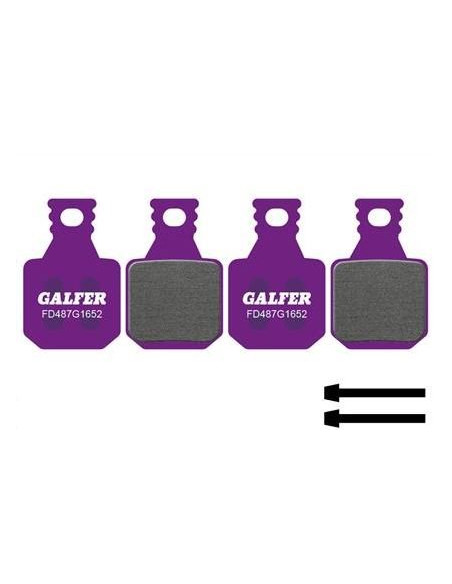 Plaquettes de frein Galfer Noires compatibles Magura MT5 MT7