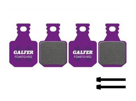 Plaquettes de frein Galfer Noires compatibles Magura MT5 MT7