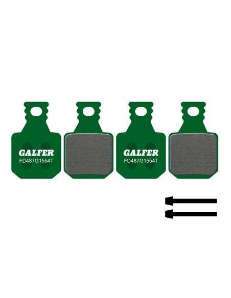 Plaquettes de frein Galfer vertes compatibles Magura MT5 MT7
