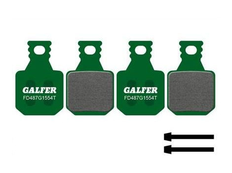 Plaquettes de frein Galfer vertes compatibles Magura MT5 MT7