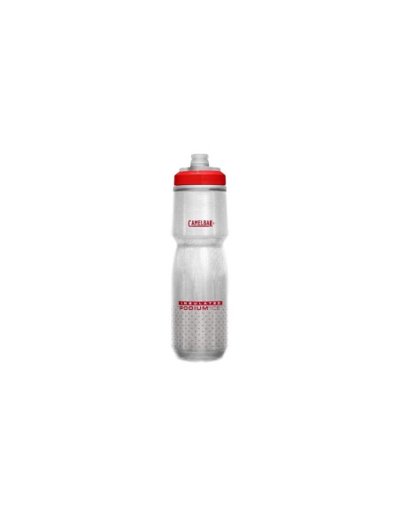 Bidon isotherme Camelbak Podium Ice Gris/Rouge 600 mL 2021