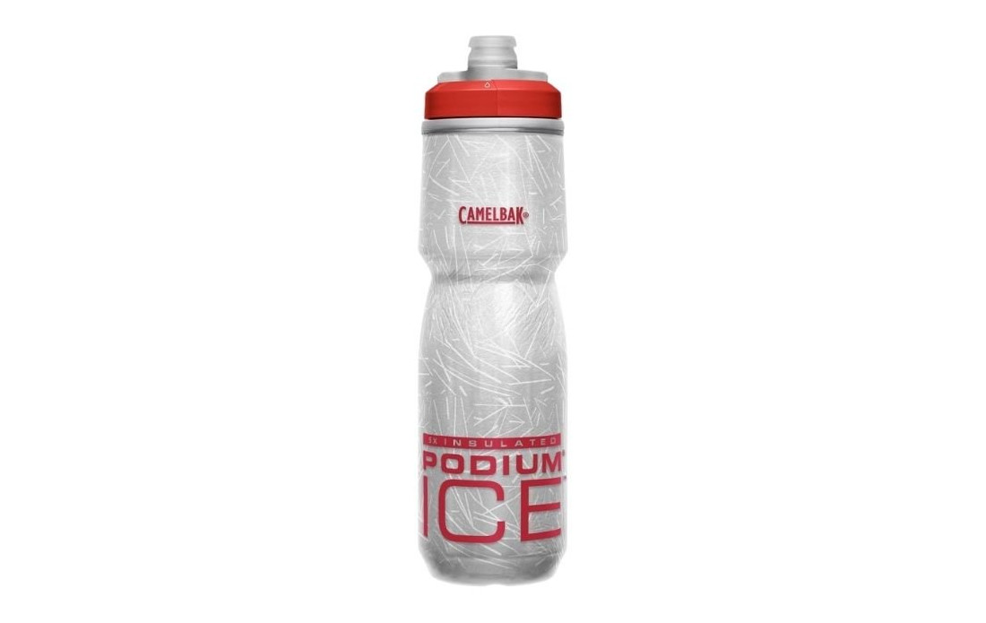 Bidon isotherme Camelbak Podium Ice Gris/Rouge 600 mL 2021