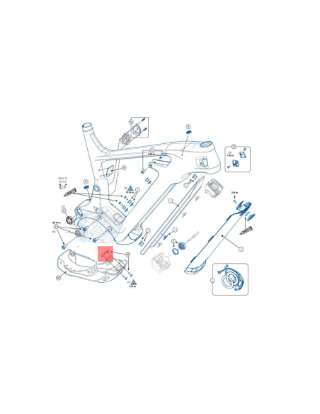 Clapet de verrouillage protège batterie Cannondale K76020