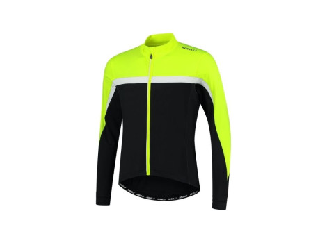 Maillot manches longues Rogelli Course Noir/Jaune