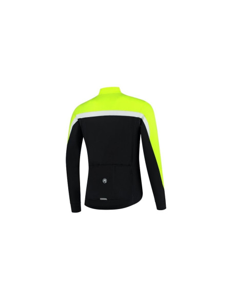 Maillot manches longues Rogelli Course Noir/Jaune