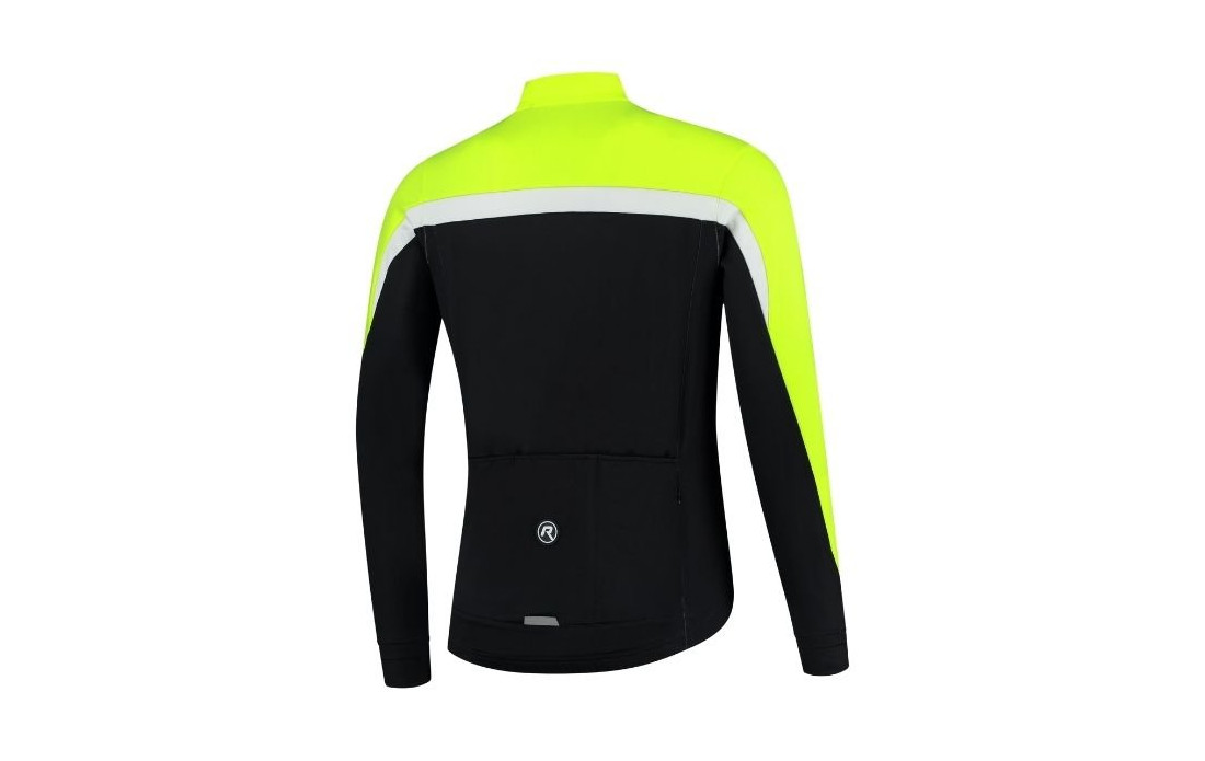 Maillot manches longues Rogelli Course Noir/Jaune