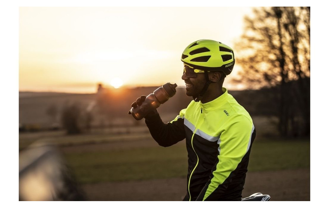 Maillot manches longues Rogelli Course Noir/Jaune