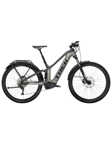VTT électrique Trek Powerfly FS 4 équipé Gris - 2021