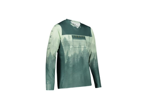 Maillot manches longues LEATT MTB Gravity 4.0 Vert imprimé