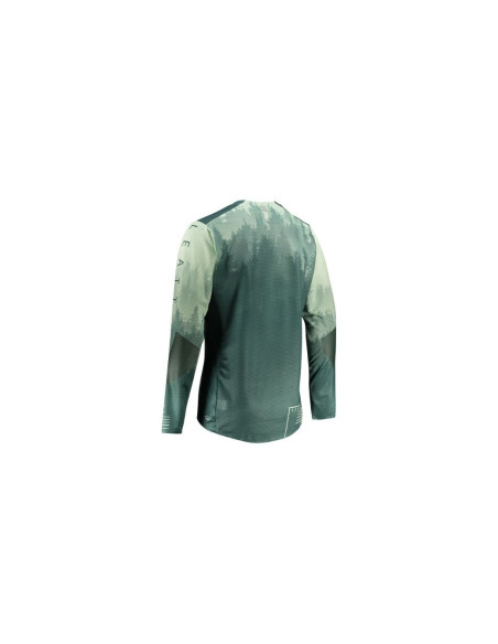 Maillot manches longues LEATT MTB Gravity 4.0 Vert imprimé