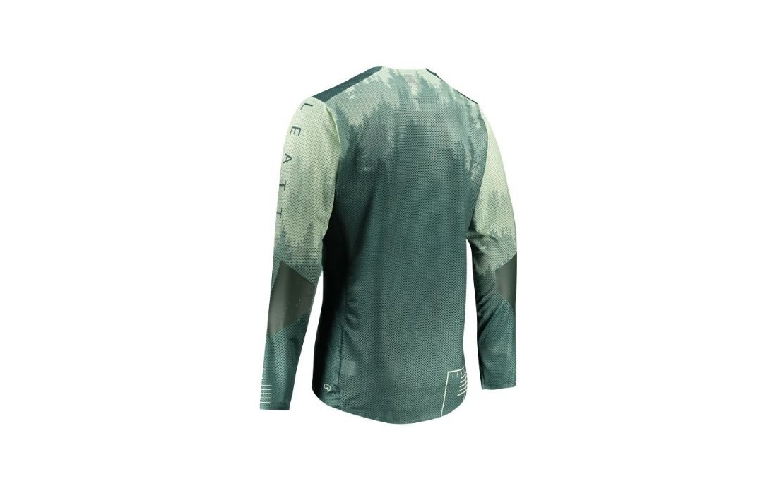Maillot manches longues LEATT MTB Gravity 4.0 Vert imprimé