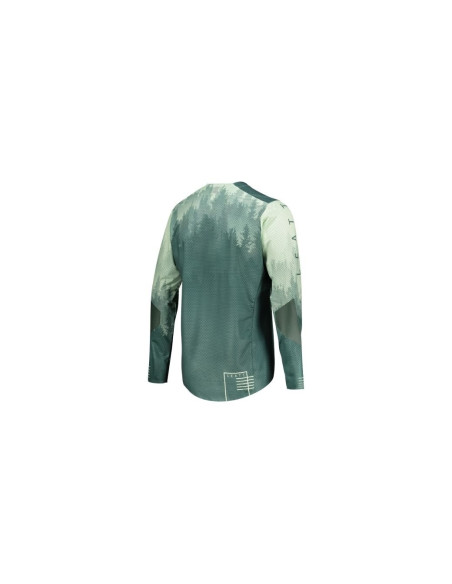 Maillot manches longues LEATT MTB Gravity 4.0 Vert imprimé