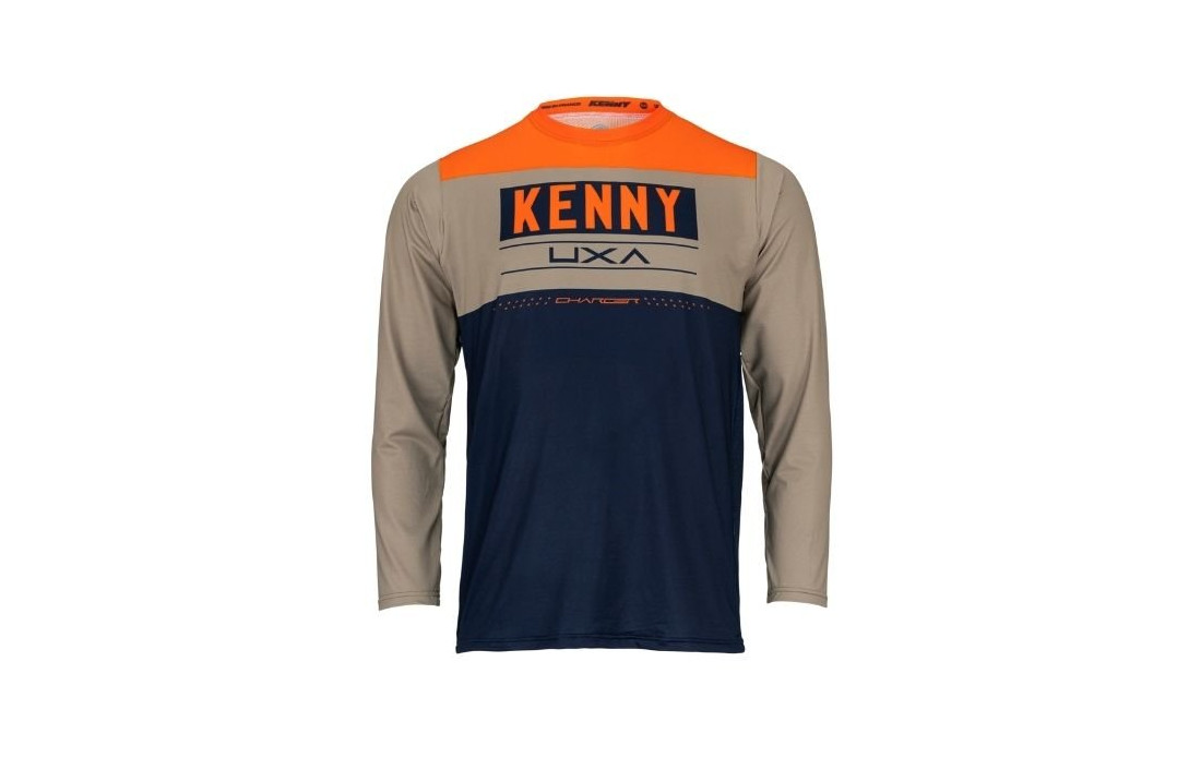 Maillot manches longues KENNY Charger Navy/Orange