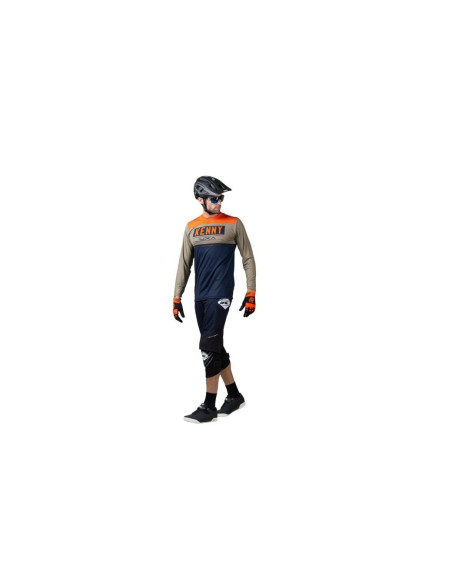 Maillot manches longues KENNY Charger Navy/Orange