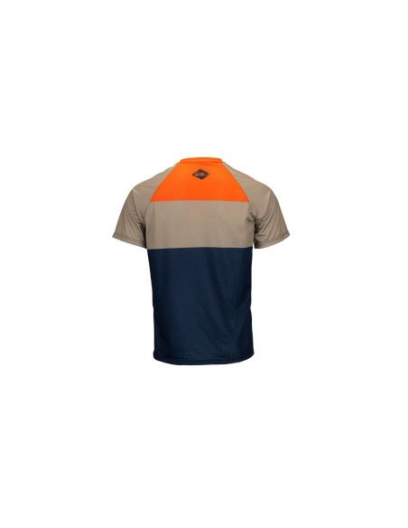 Maillot manches courtes KENNY Charger Navy/Orange