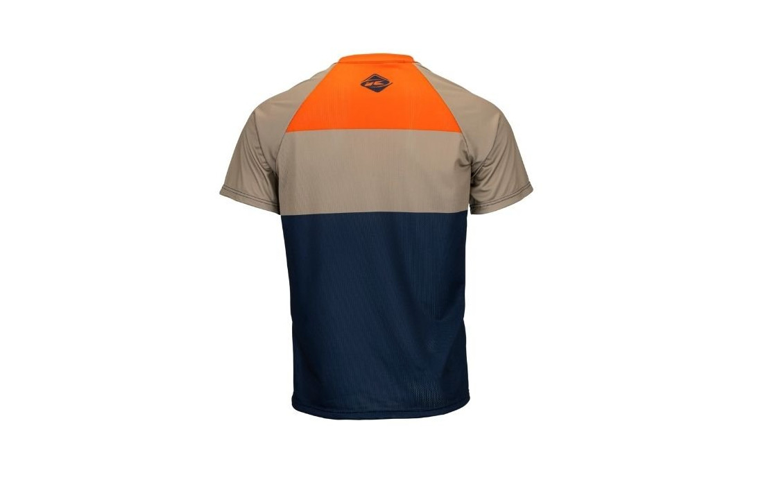 Maillot manches courtes KENNY Charger Navy/Orange