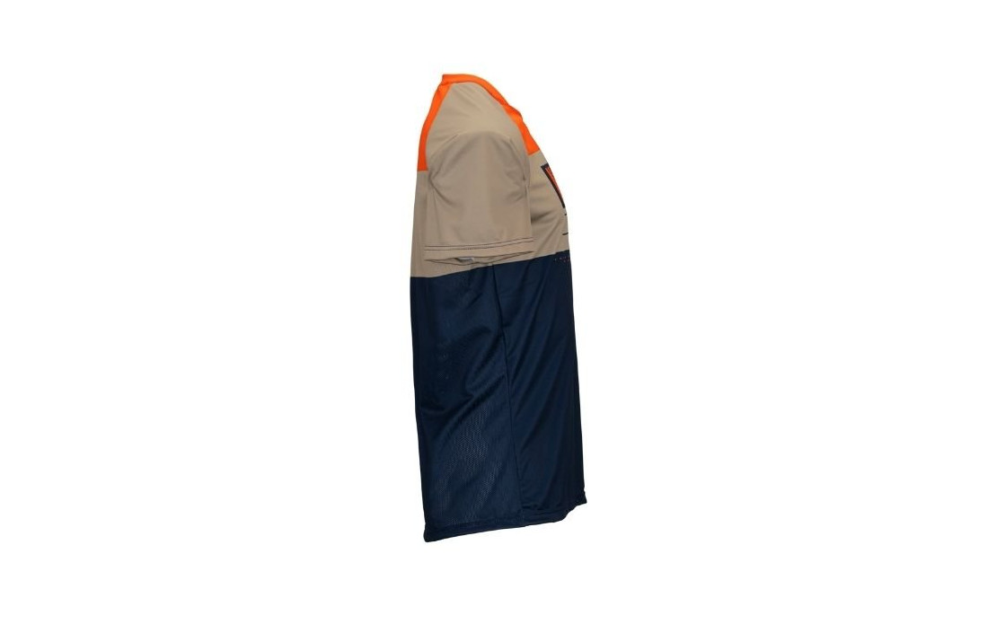 Maillot manches courtes KENNY Charger Navy/Orange