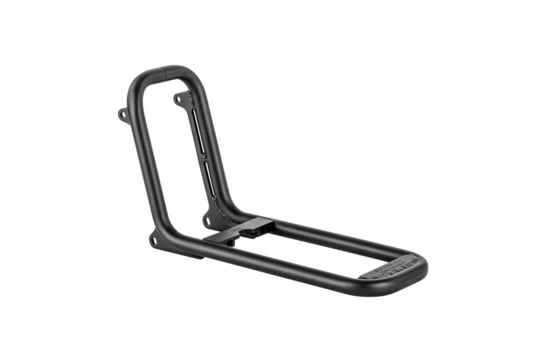 Porte-bagages Avant Pour Vélo - Alliage Aluminium, 26x26 Cm, Réglable, Pour Répartition De Charge, Guidon Droit Ou Incurvé