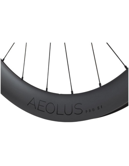 Roue arrière Route BONTRAGER Aeolus Pro 51 TLR Disc Center Lock