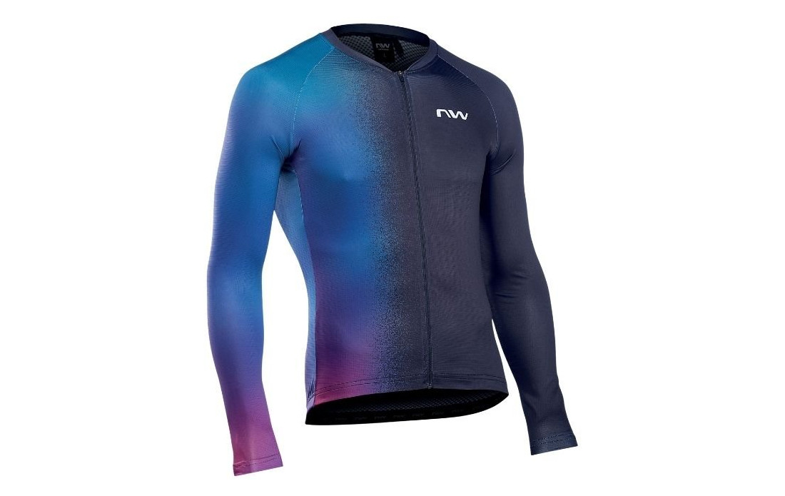 Maillot manches longues NORTHWAVE Blade Noir/Iridescent