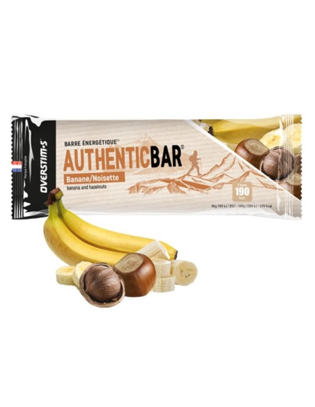 Barre énergétique Overstim's Authentic Banane/Noisette