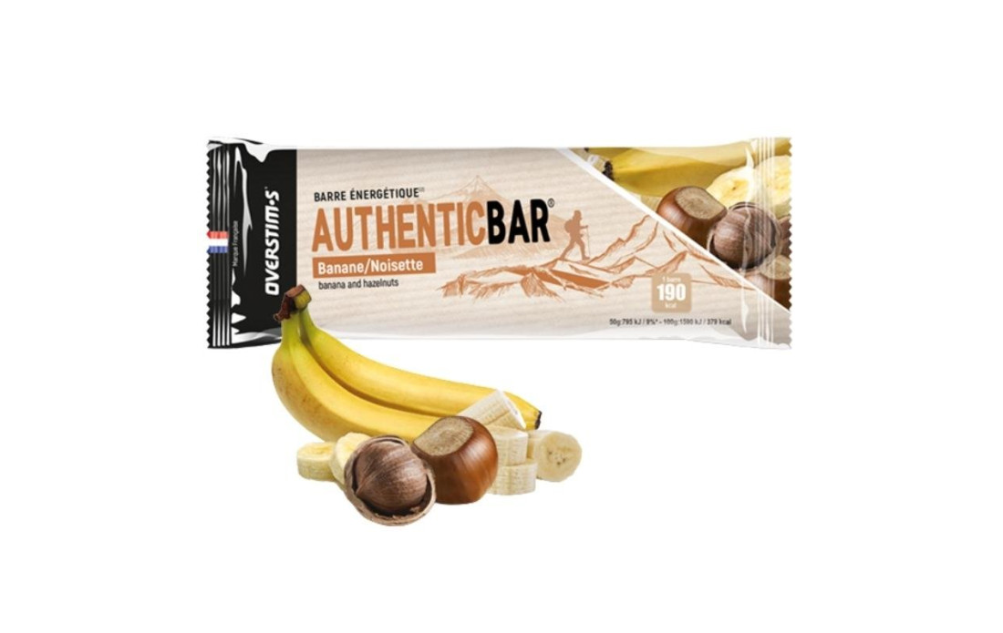 Barre énergétique Overstim's Authentic Banane/Noisette