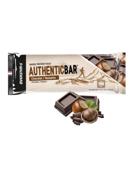 Barre énergétique Overstim's Authentic Chocolat/Noisette