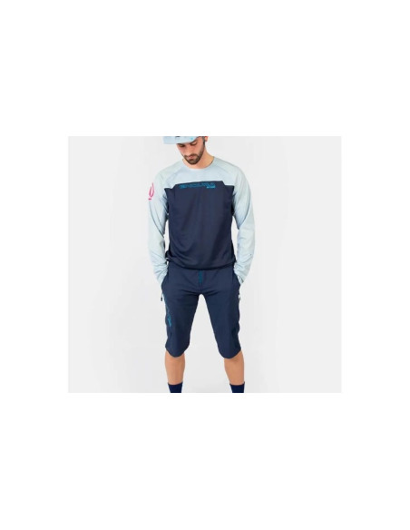 Maillot manches longues ENDURA MT500 Burner Bleu