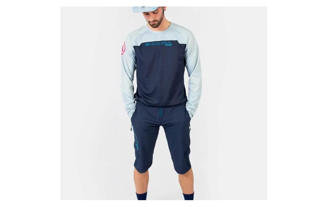 Maillot manches longues ENDURA MT500 Burner Bleu