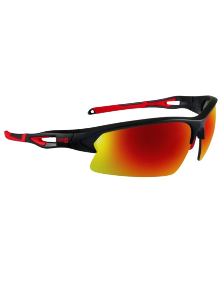 Lunettes AZR Huez Noir/Rouge - Ecran Multicouche Rouge