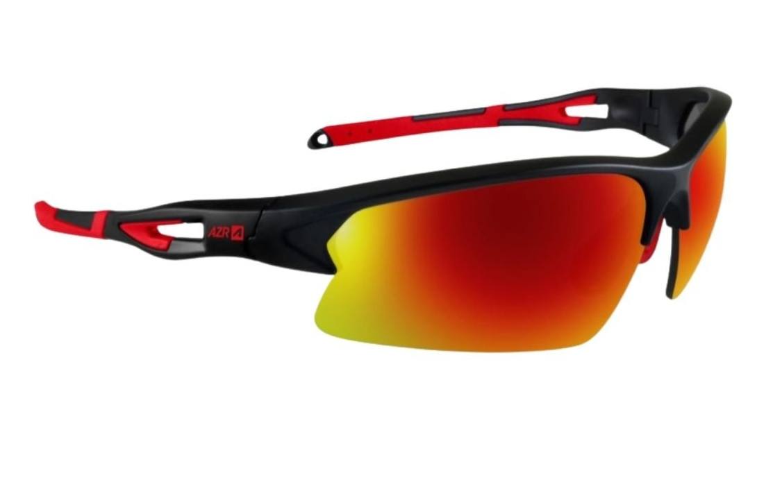 Lunettes AZR Huez Noir/Rouge - Ecran Multicouche Rouge