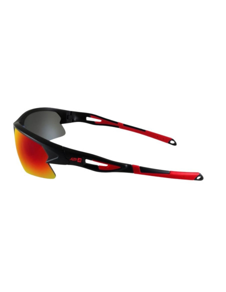 Lunettes AZR Huez Noir/Rouge - Ecran Multicouche Rouge