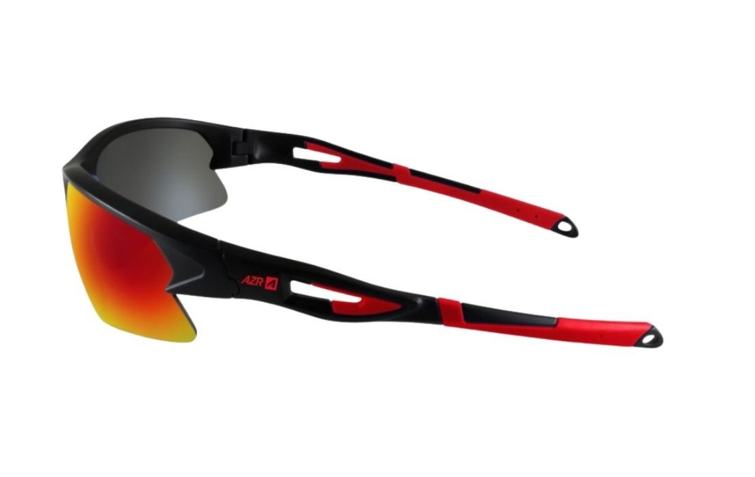 Lunettes AZR Huez Noir/Rouge - Ecran Multicouche Rouge